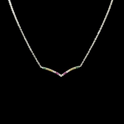 Collier V Serti