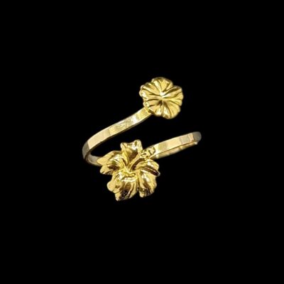 Bague Double Hibiscus