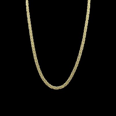 Collier Maille Royal Plate Lisse 6 mm 60 cm