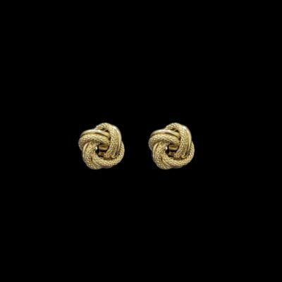 Boucles D'Oreilles OvaNoeud 12 mm