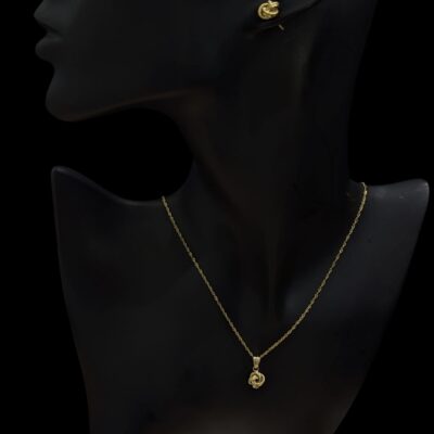 Ensemble Maille Tortillon Noeud 8 mm