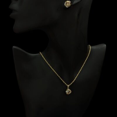 Ensemble Maille Tortillon Noeud 3 Ors