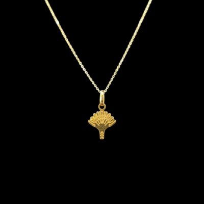 Ensemble Chaine Maille Forçat et Pendentif Arbre du Voyageur