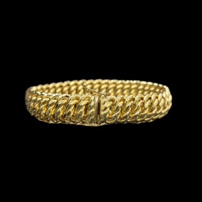 Bracelet Maille Américaine 12 mm 19 cm