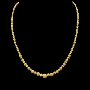 collier boules lisse satinées 6mm.