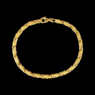 Bracelet Maille Royal Carré 3 mm 20 cm