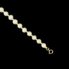 Bracelet perle boules or
