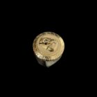 Chevaliere ronde toutankhamon.