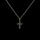 Ensemble pendentif croix détouré