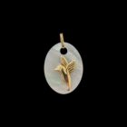 Pendentif nacre colibrie