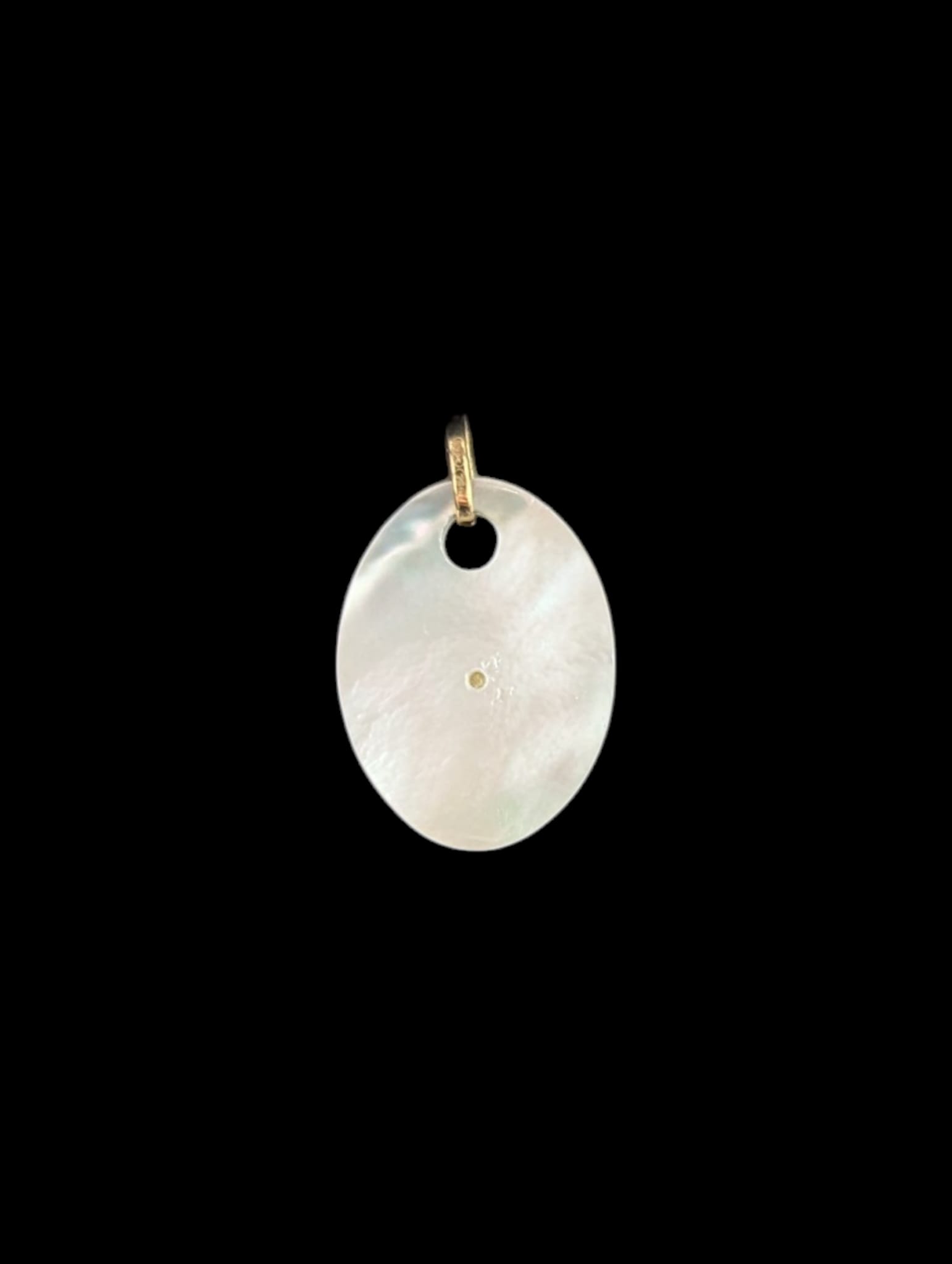 Pendentif nacre colibrie