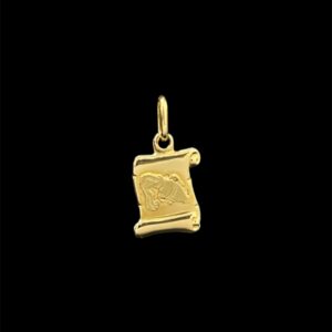 Pendentif parchemin verseau