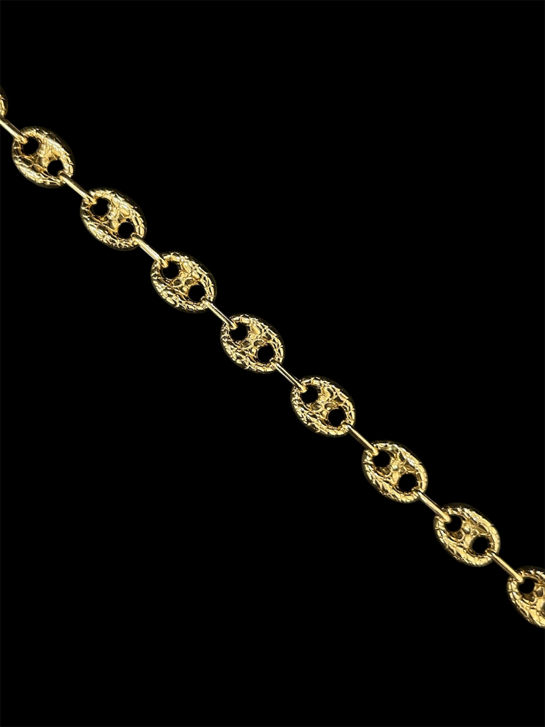 chaine maille café nugget 9mm