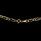 collier gourmette allongée 60cm 4mm