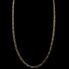 collier gourmette allongée 60cm 4mm