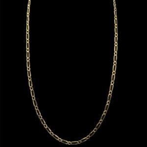 collier gourmette allongée 60cm 4mm