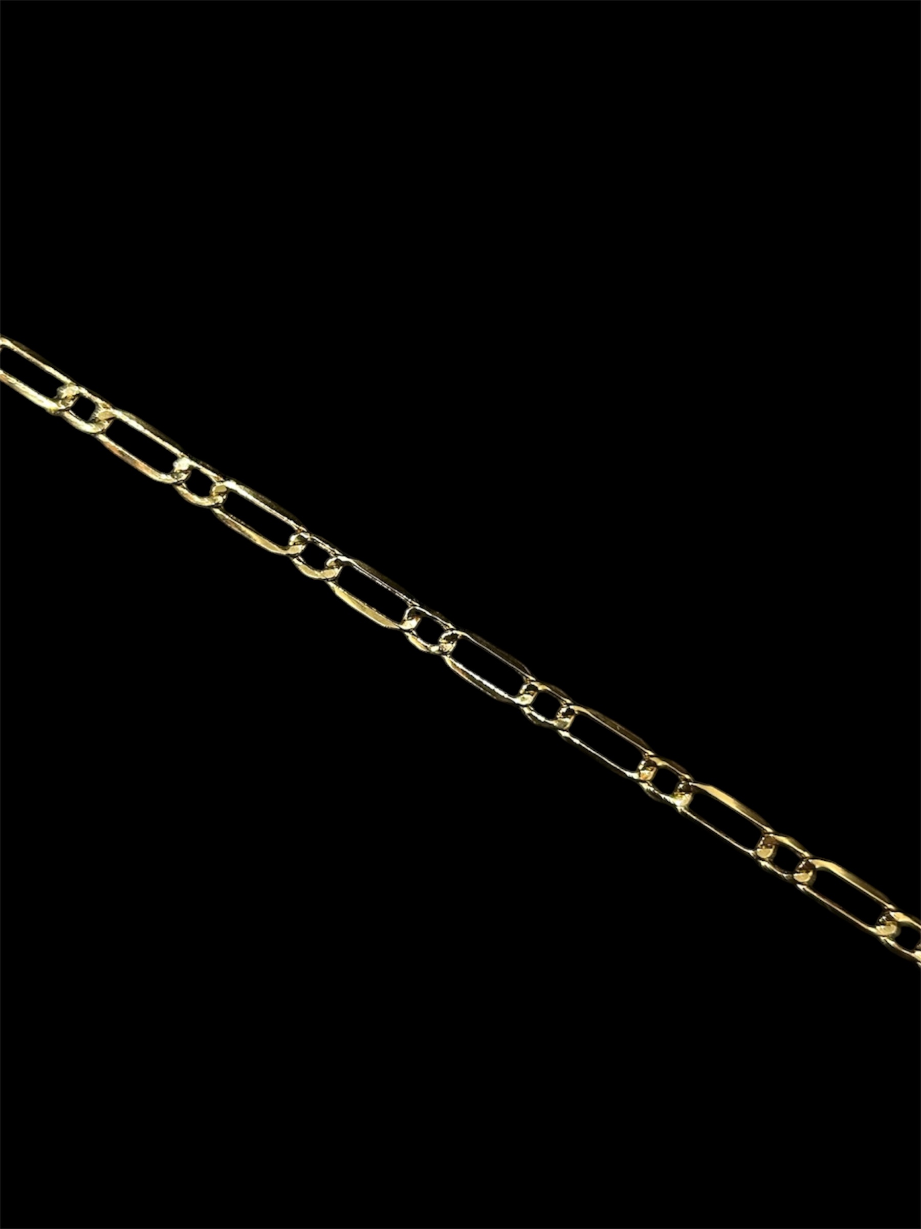 collier gourmette allongée 60cm 4mm