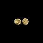 boucles d'oreillle macaron lisse 17mm