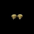 boucles d'oreillle macaron lisse 17mm