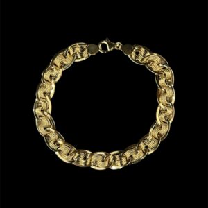 bracelet macaron rond 21cm 10mm
