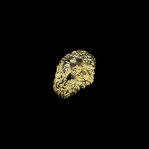 chevaliere tete de lion empierré