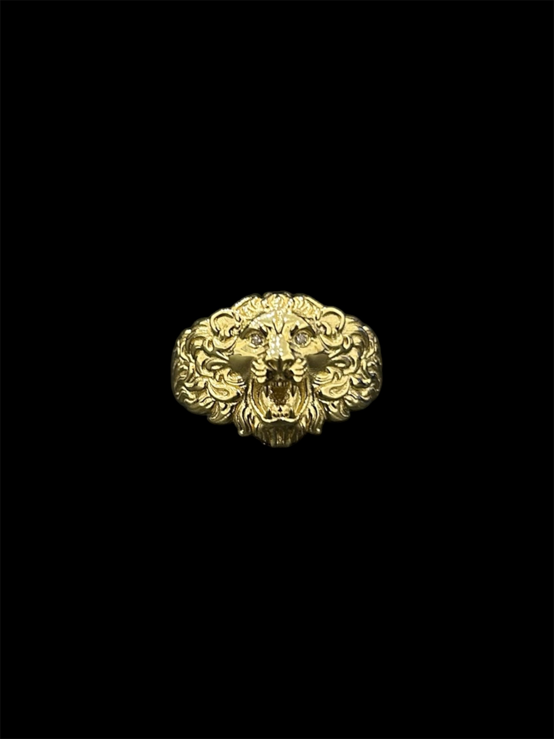 chevaliere tete de lion empierré
