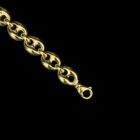 collier maille café 60cm 18mm.