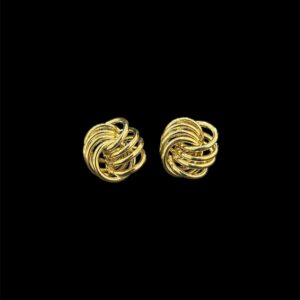 Boucles d'Oreilles Macaron Lisses 30mm