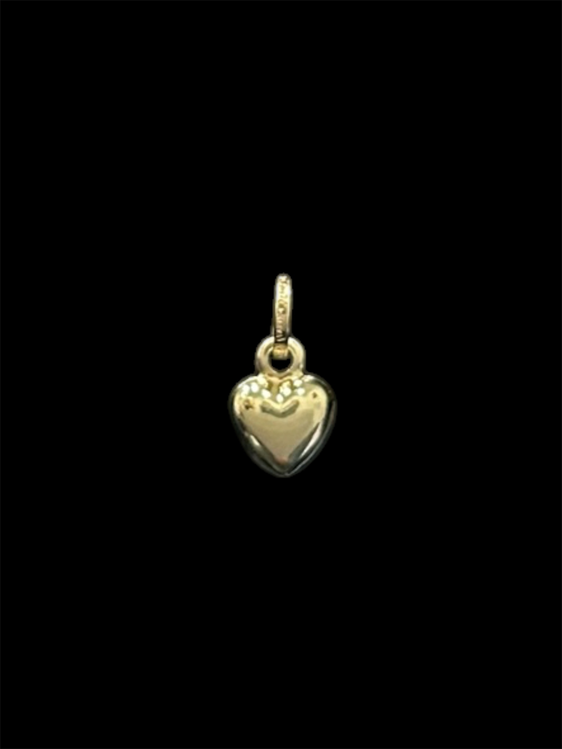pendentif coeur 3D 8mm pendentif coeur 3D 8mm