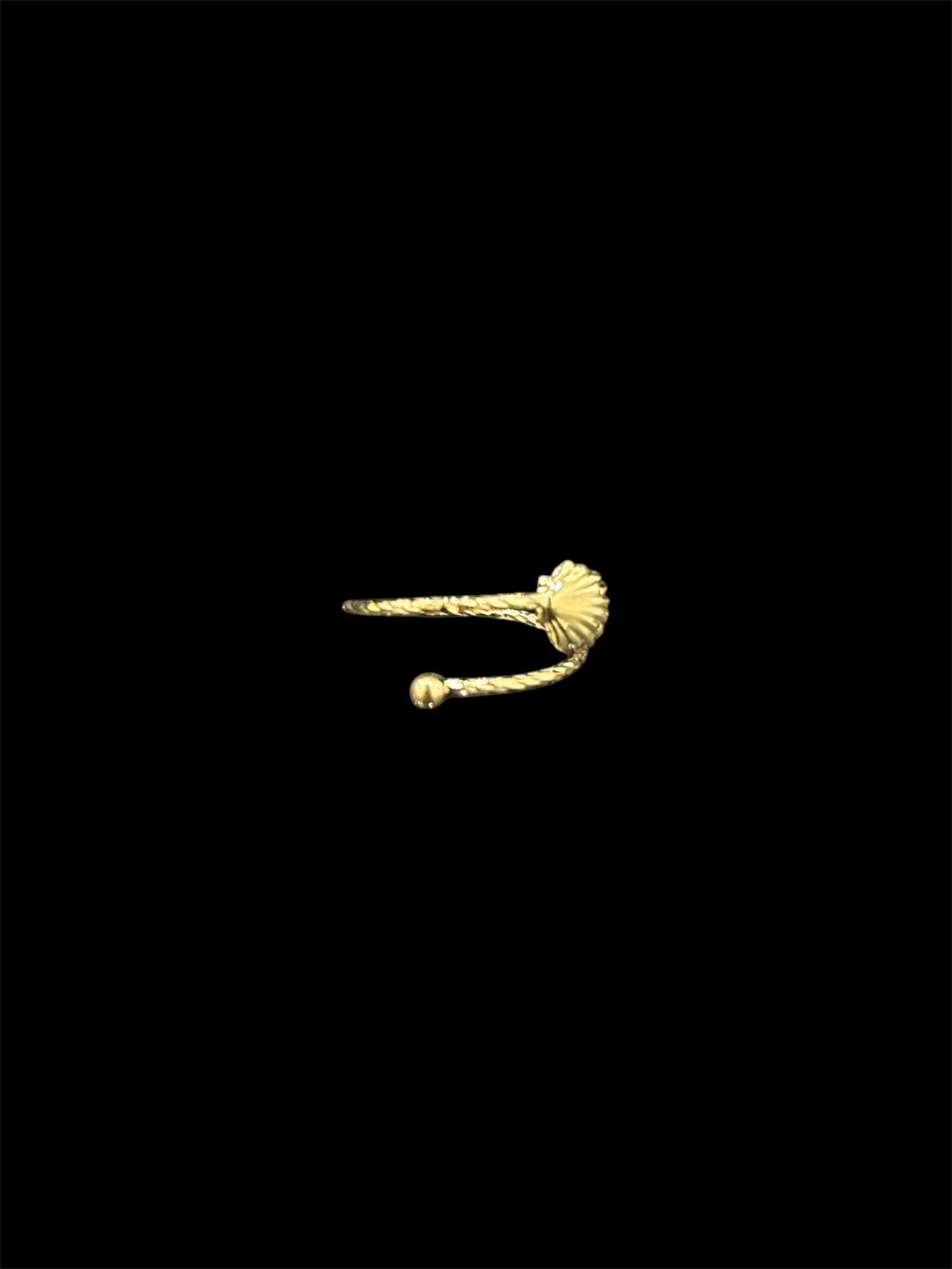 bague phalange coquillage.