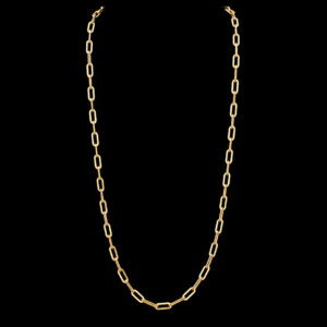 Collier Maille Cheval Carrée Allongée 60 cm