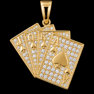 Pendentif Cartes Empierré